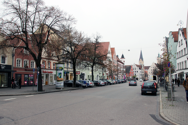 Harderstrasse, view in South direction