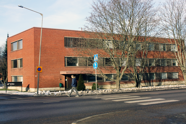 Office building by Alvar Aalto at the southern end of the site / © 